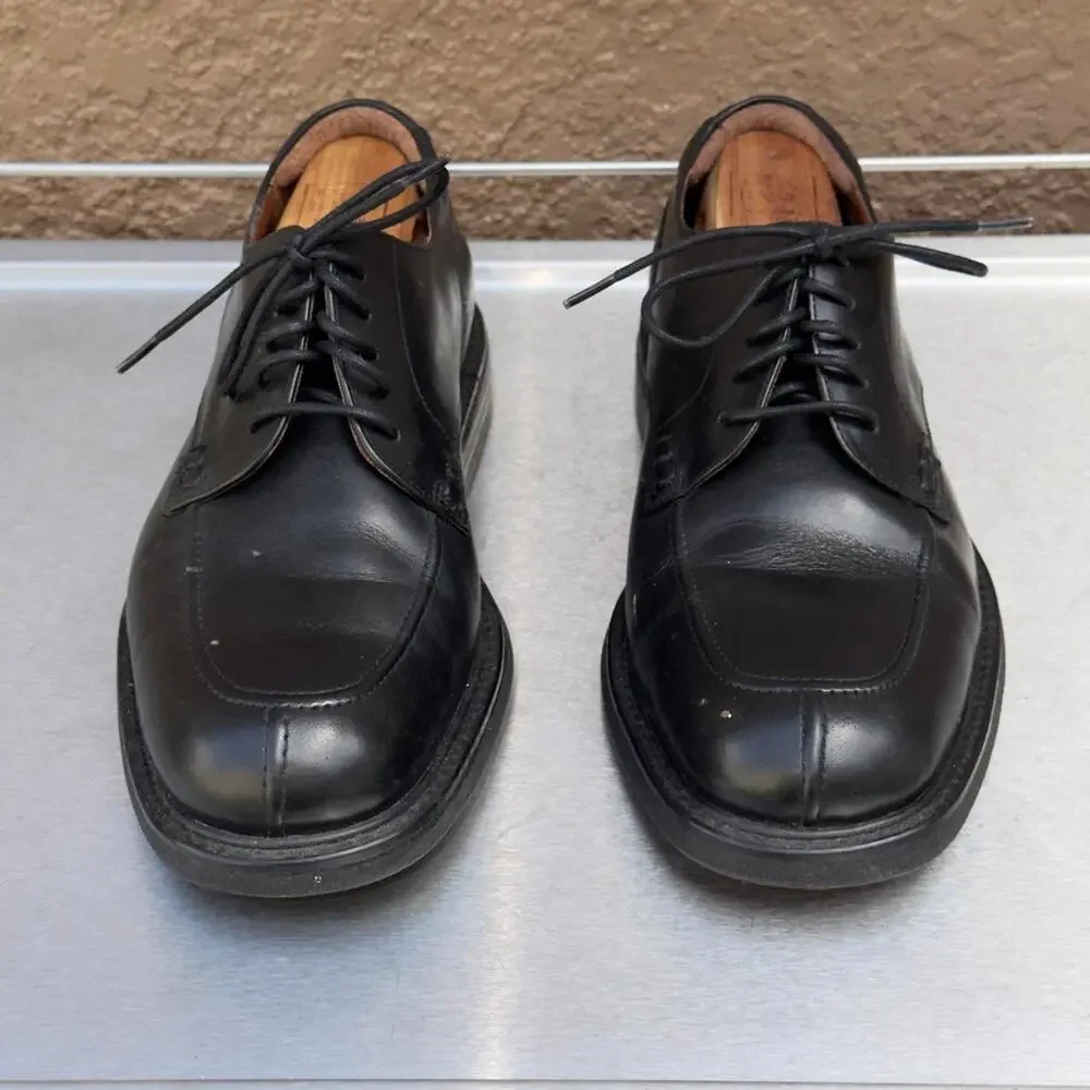 Florsheim Black Leather Oxford Dress Shoes - Size 11 M